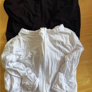 Black and White Bamboo Pajama Set